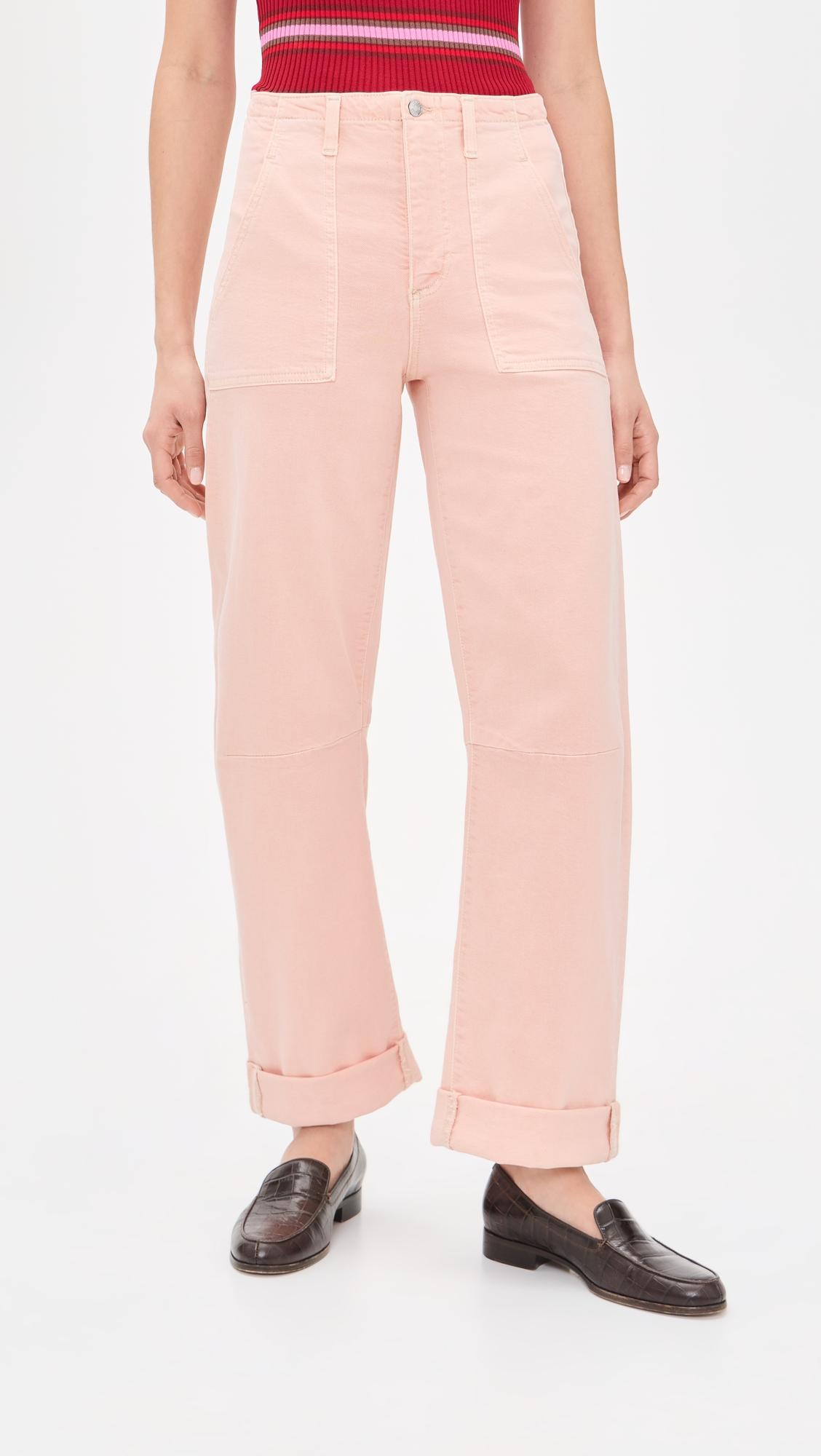 Utility Soft Double Cuff Jeans by LE JEAN