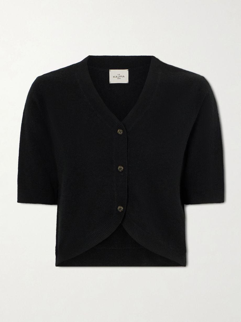Fano cropped cashmere cardigan by LE KASHA