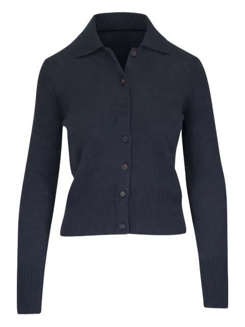 Fraga button collared cardigan by LE KASHA