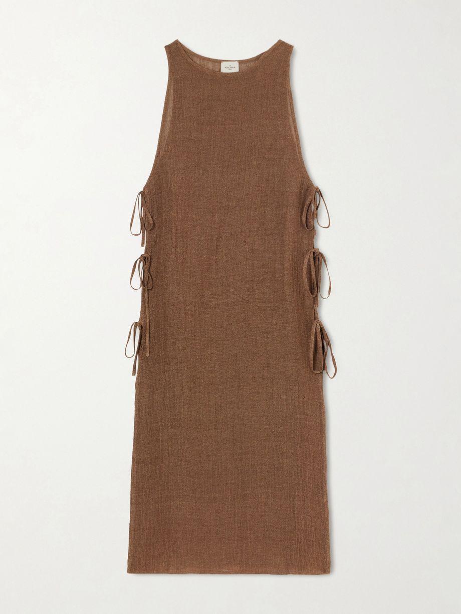 Jarajug linen midi dress by LE KASHA