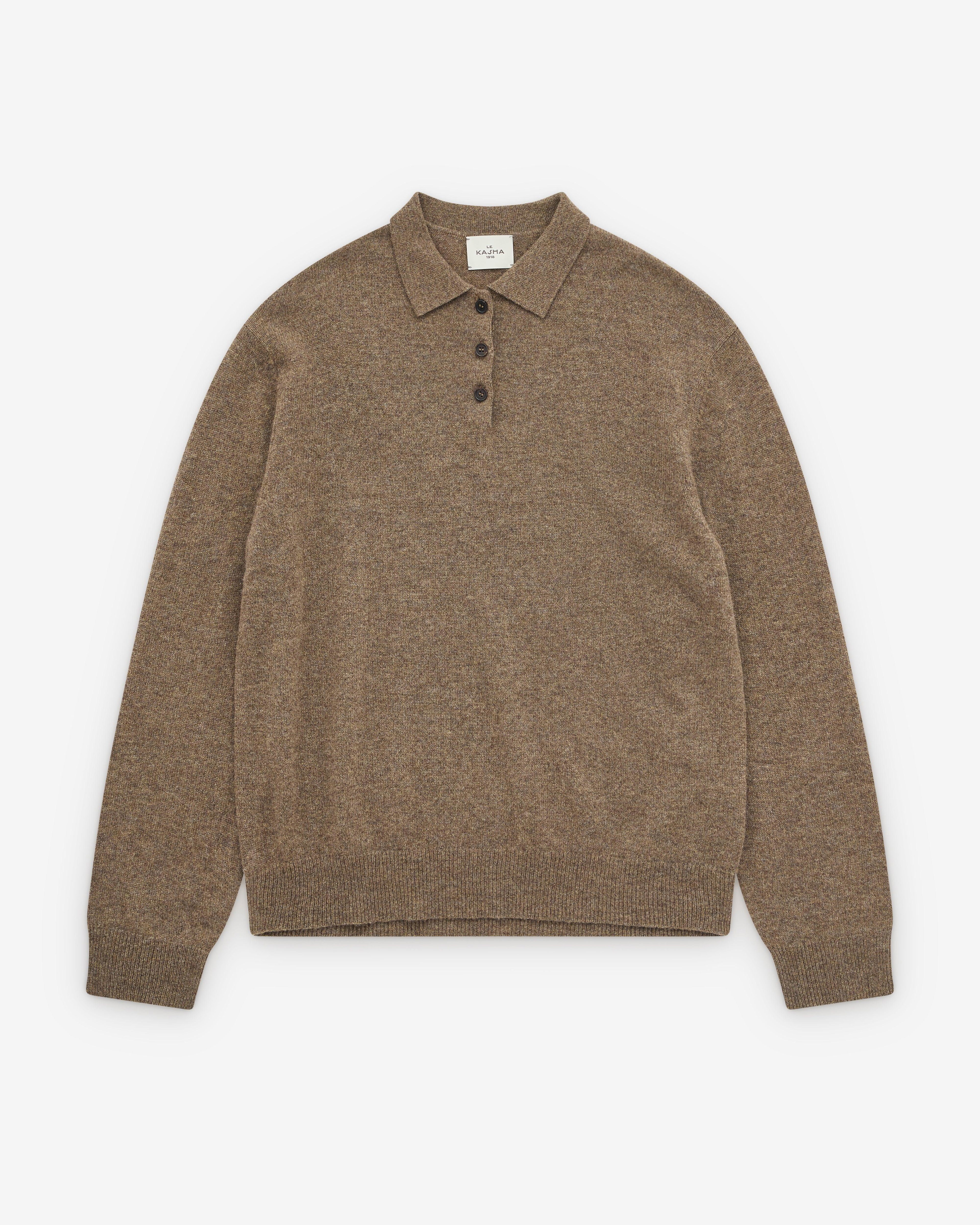Le Kasha - Knitted Polo - (Olive) by LE KASHA