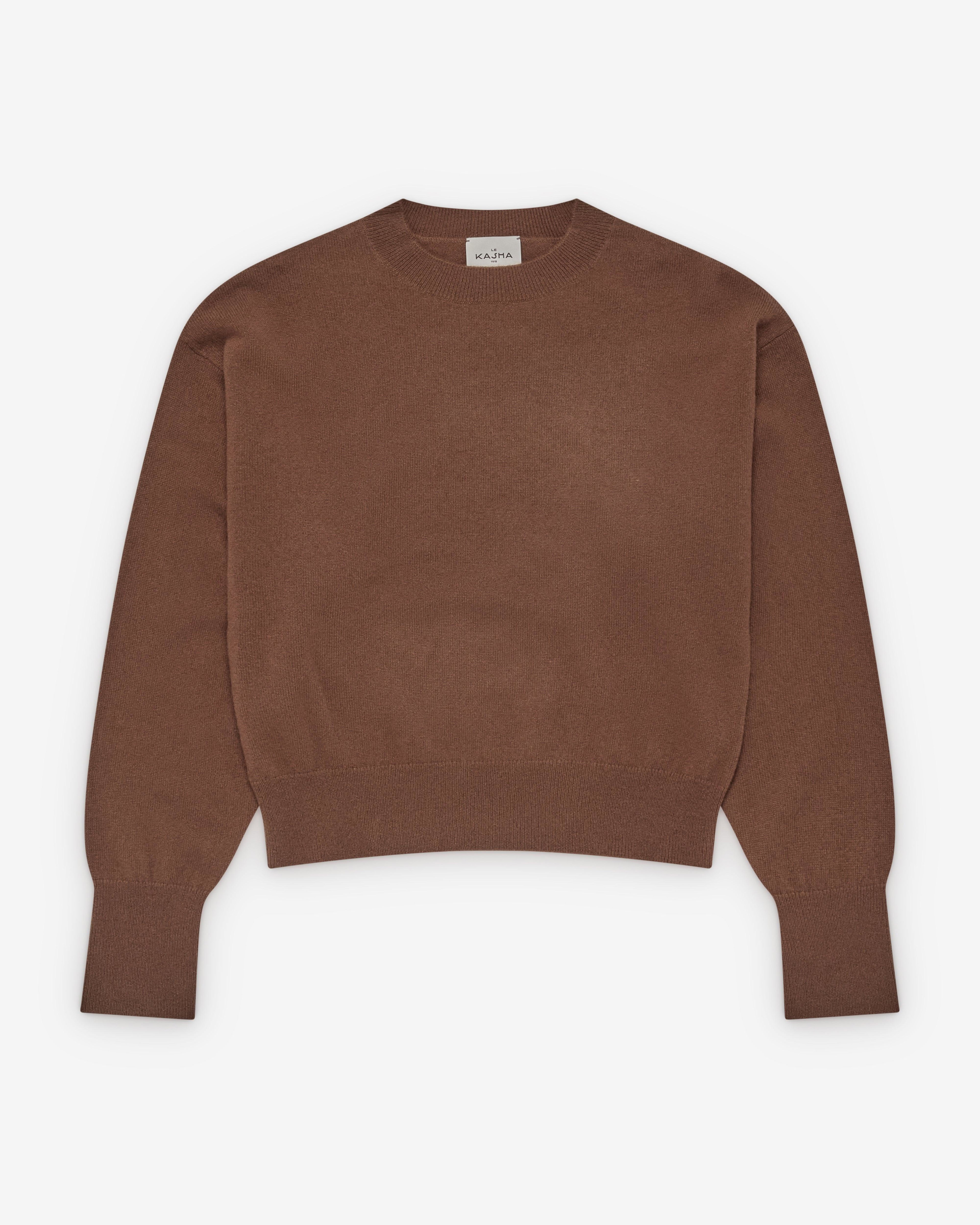 Le Kasha - Women's Menorca Sweater - (Cinnamon) by LE KASHA
