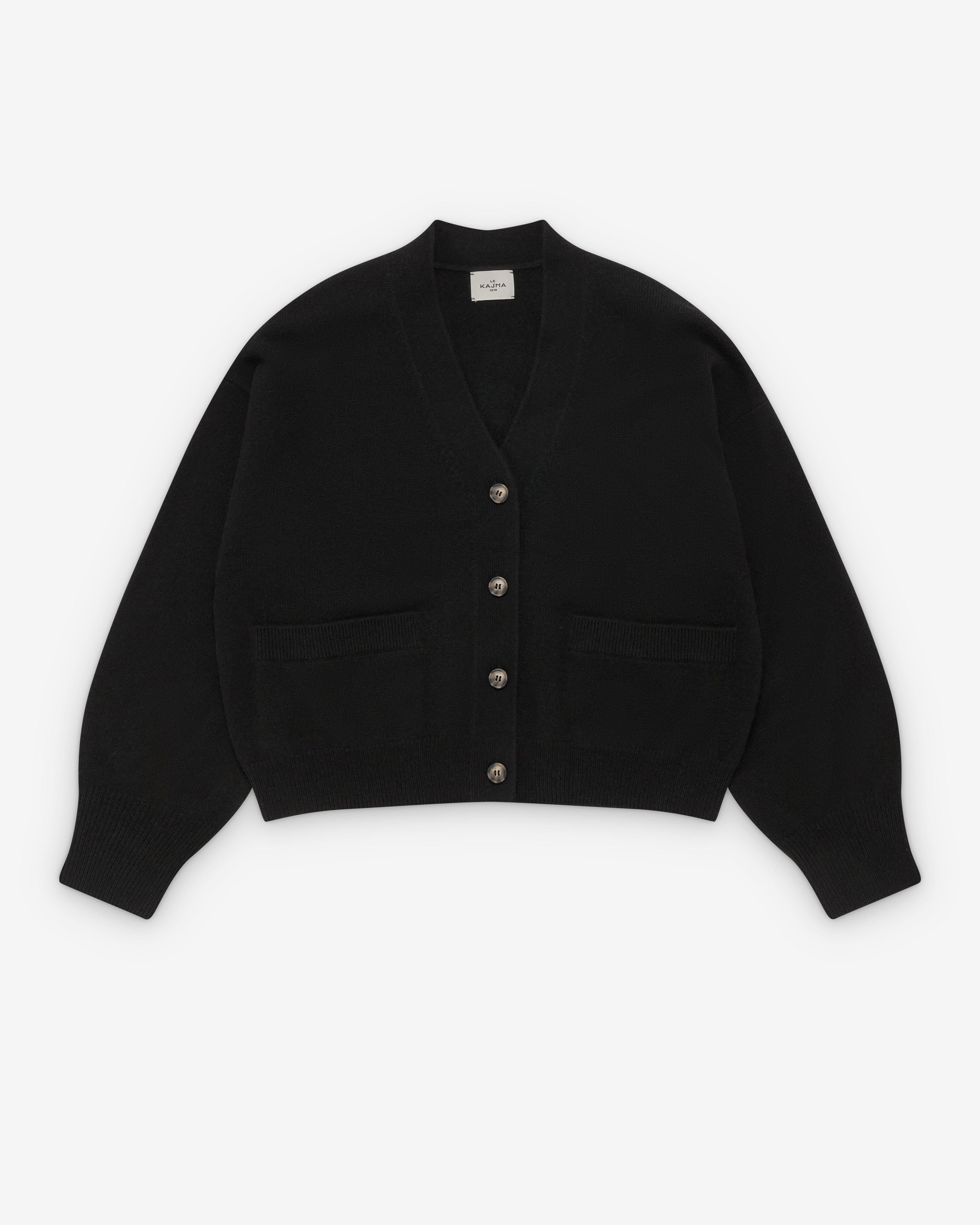 Le Kasha - Women's Troyes Cardigan - (Black) by LE KASHA
