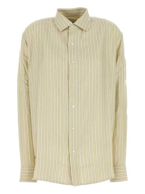 Songino embroidered striped shirt by LE KASHA
