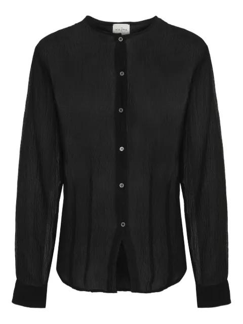 buttoned long-sleeve blouse by LE KASHA