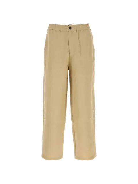 elasticated-waistband trousers by LE KASHA