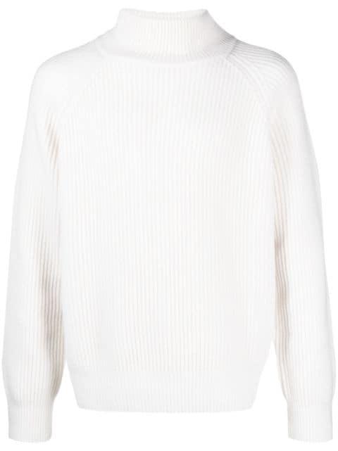 ribbed organic cashmere jumper by LE KASHA