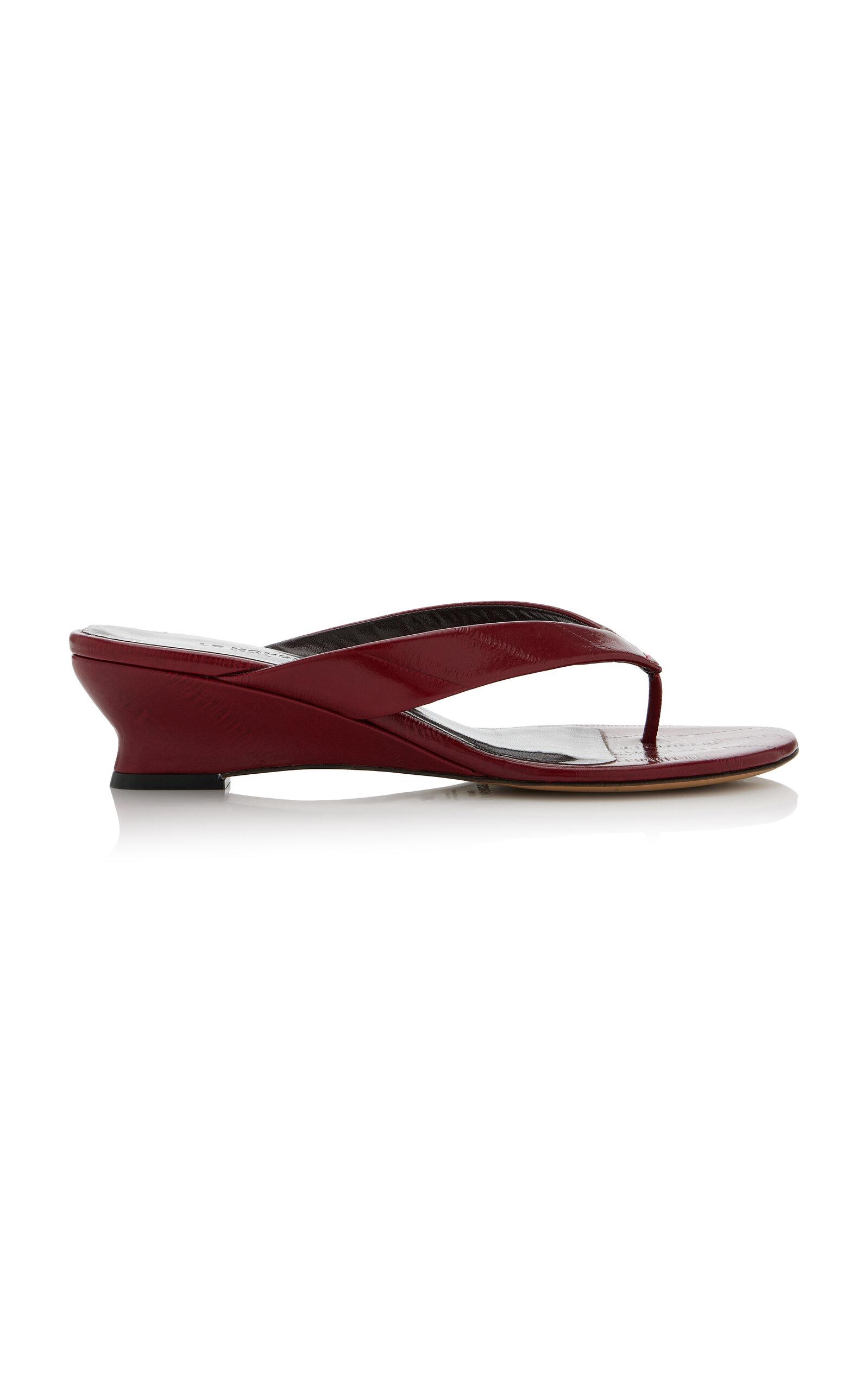 Le Monde Beryl Micro Wedge Thong Sandals - Moda Operandi by LE MONDE BERYL