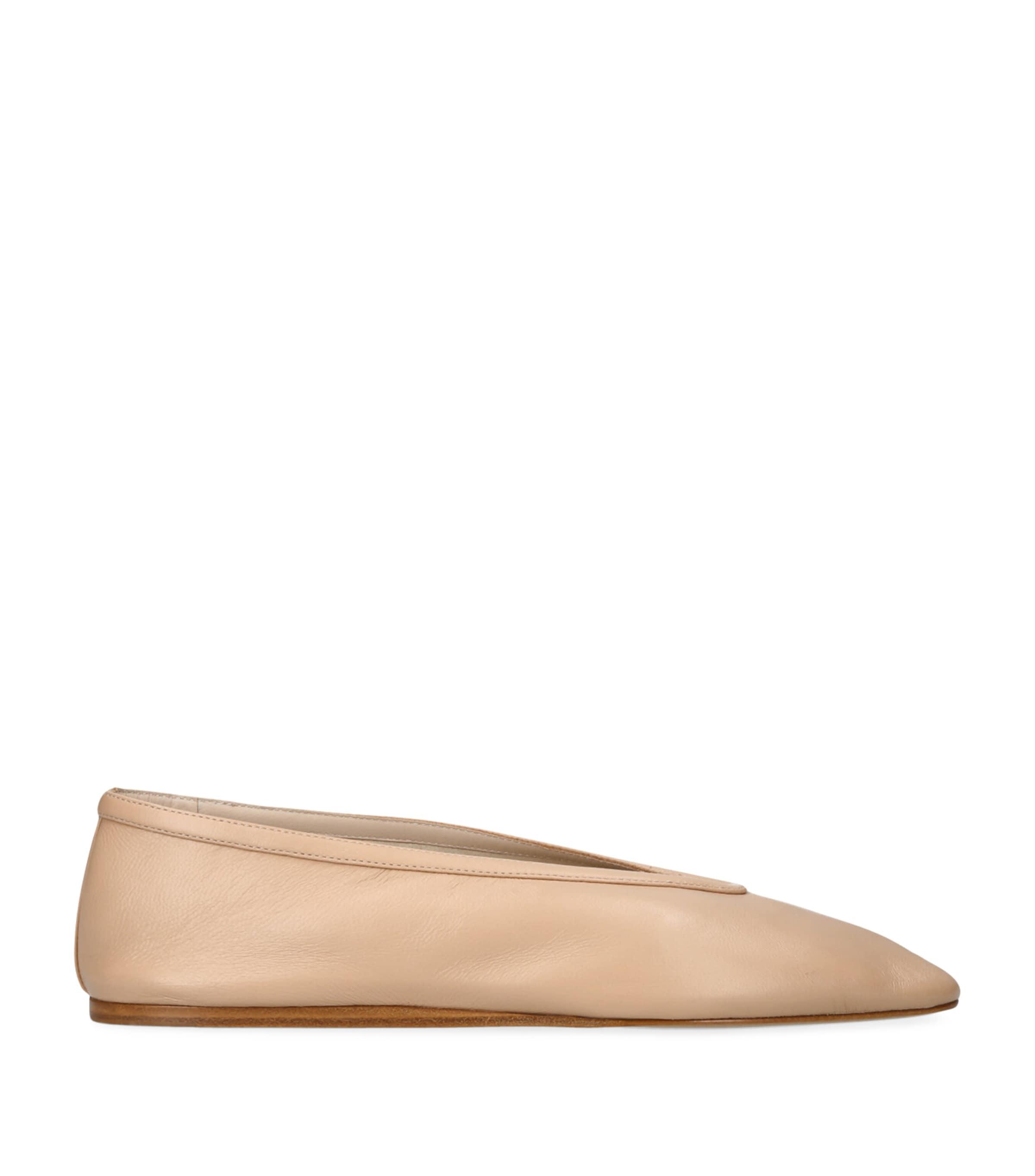 Leather Luna Ballet Flats by LE MONDE BERYL