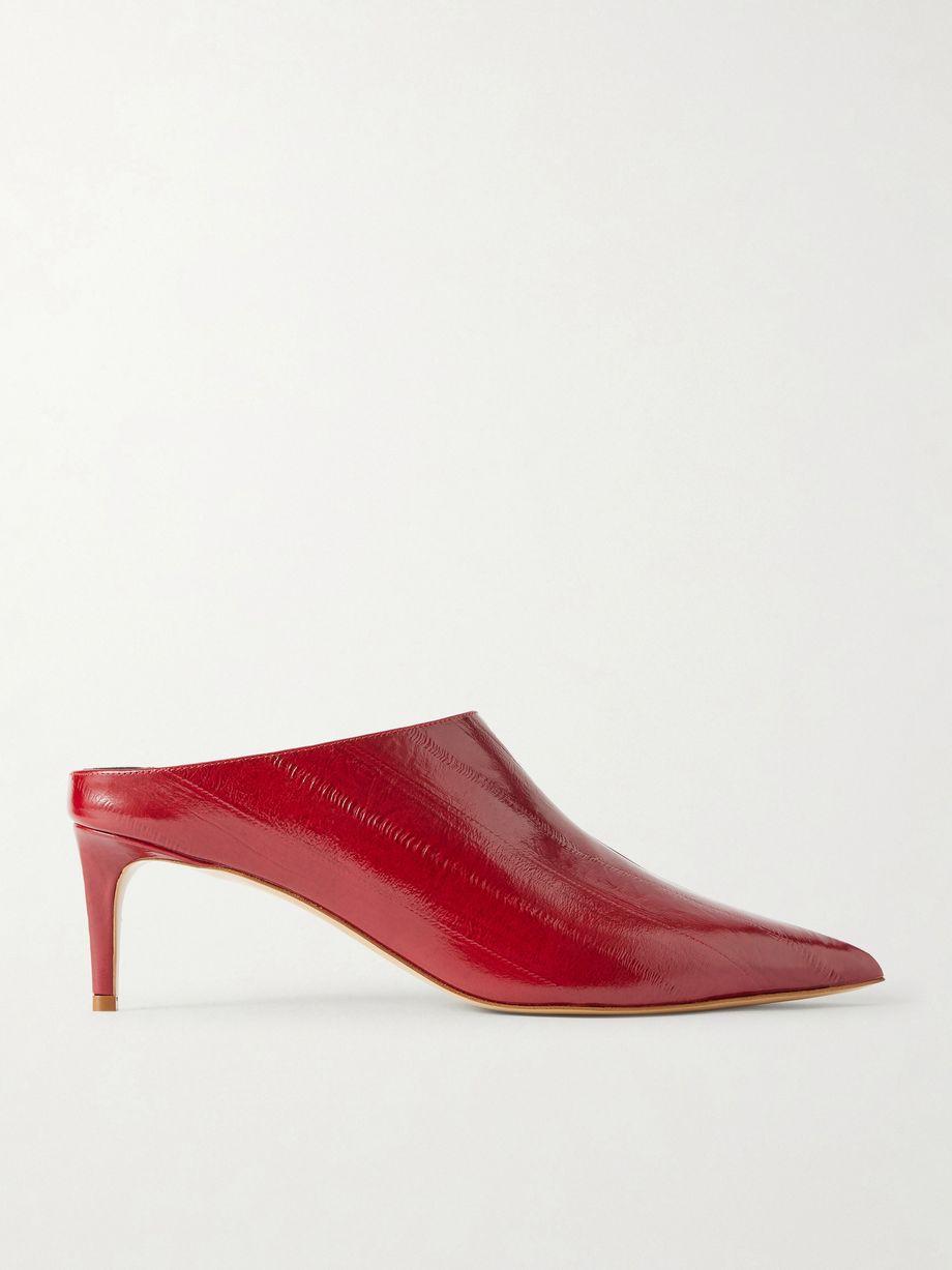 Lou 60 patent-leather mules by LE MONDE BERYL