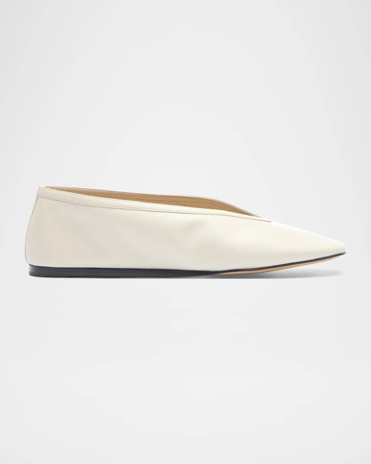Luna Leather Ballerina Flats by LE MONDE BERYL