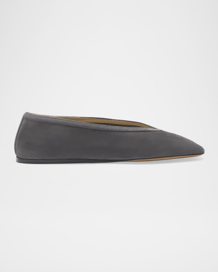 Luna Suede Ballerina Flats by LE MONDE BERYL