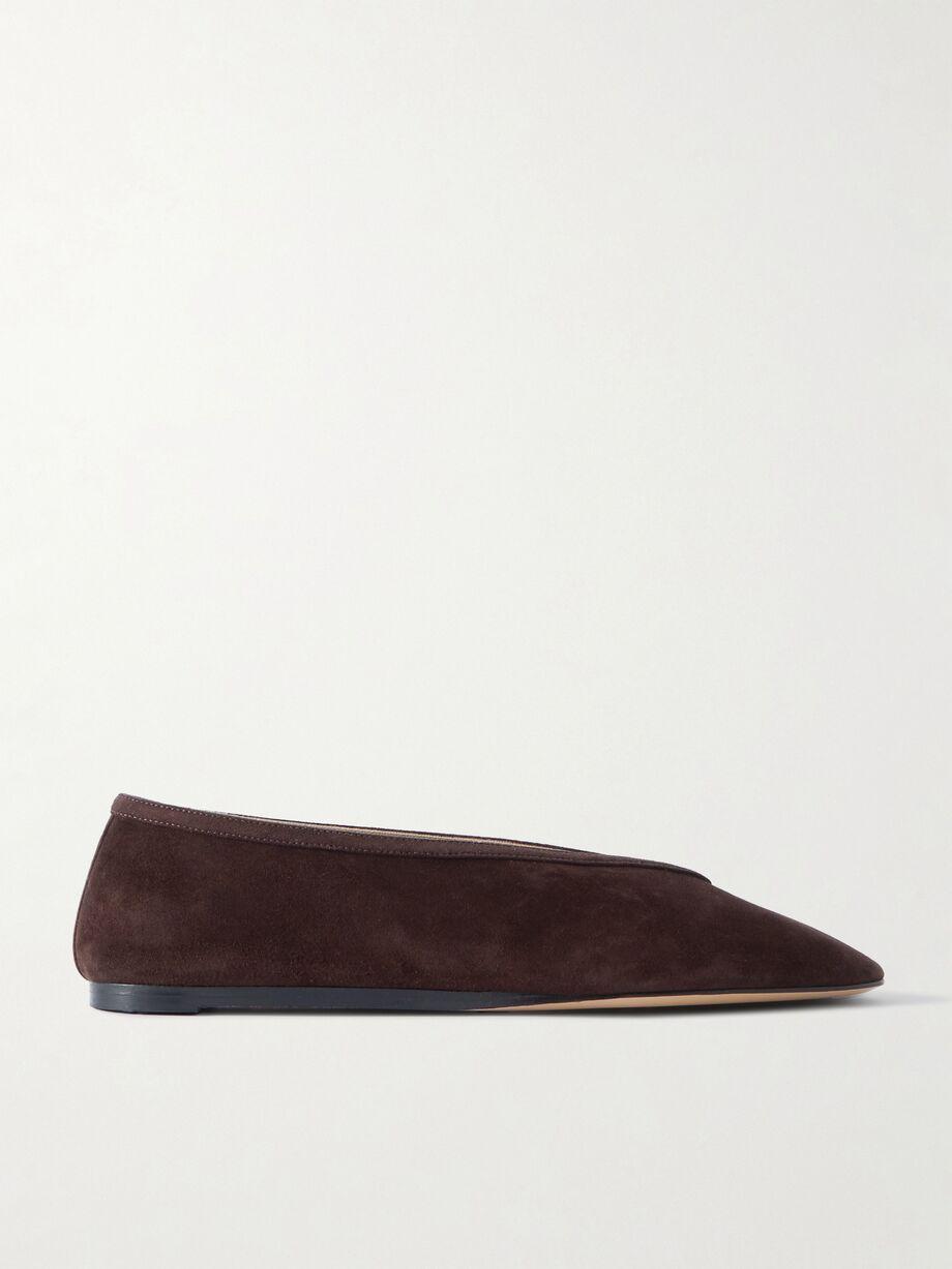 Luna suede ballet flats by LE MONDE BERYL