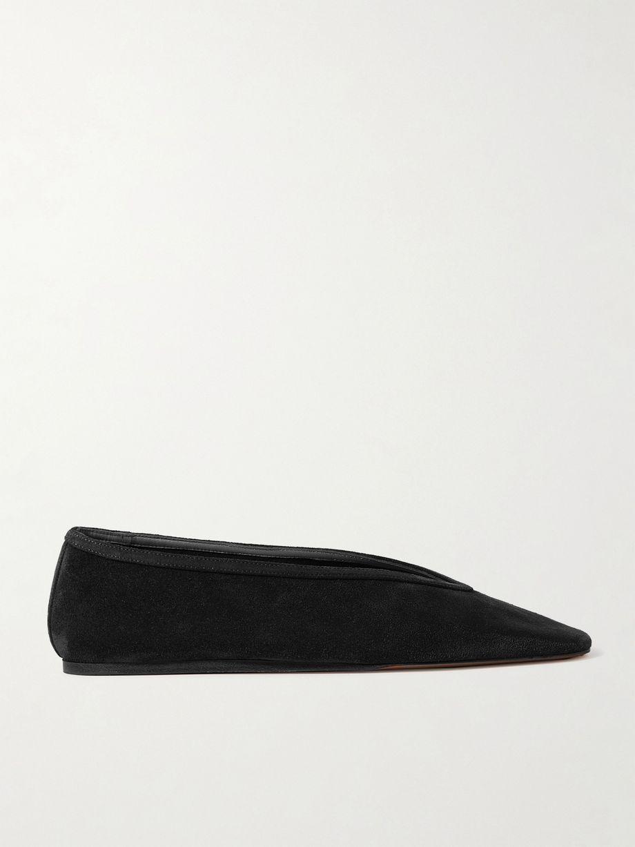 Luna suede ballet flats by LE MONDE BERYL