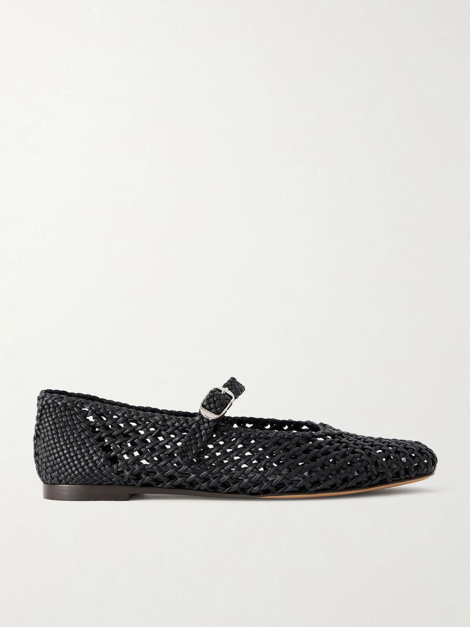 Mary Jane knotted leather ballet flats by LE MONDE BERYL