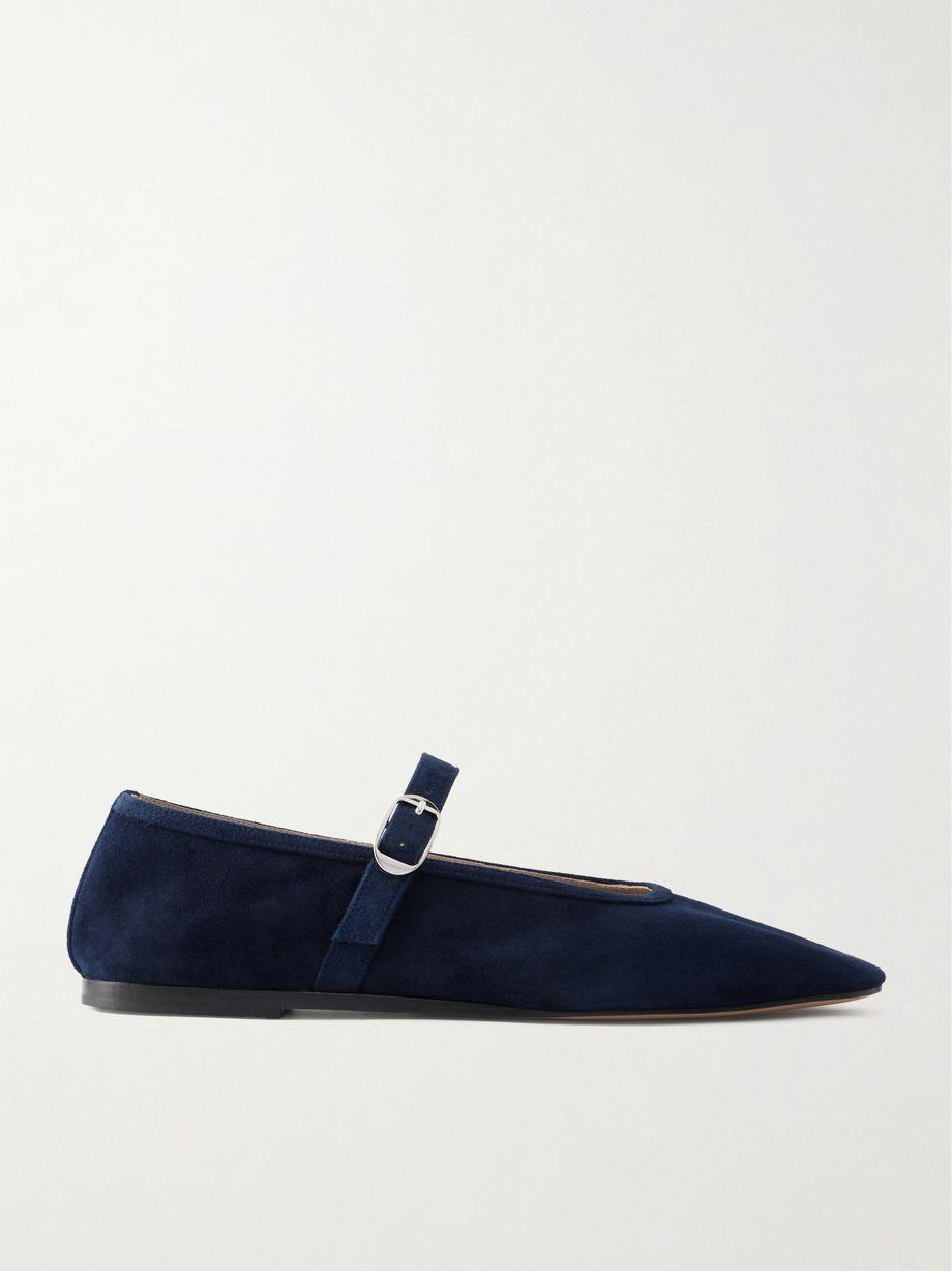 Suede Mary Jane ballet flats by LE MONDE BERYL