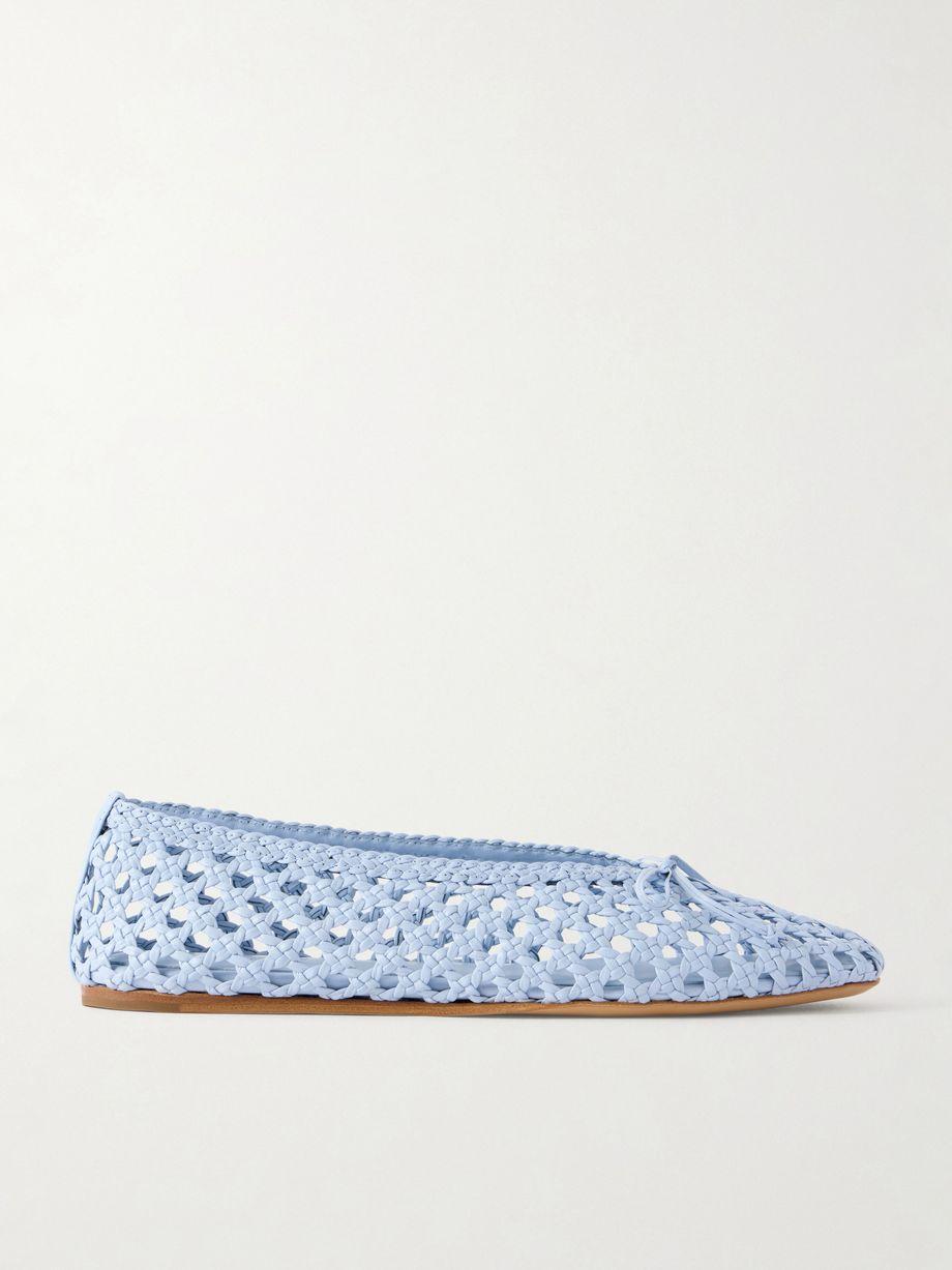 Woven leather ballet flats by LE MONDE BERYL