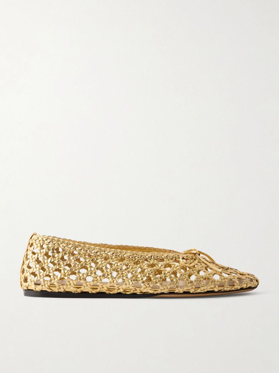 Woven leather ballet flats by LE MONDE BERYL