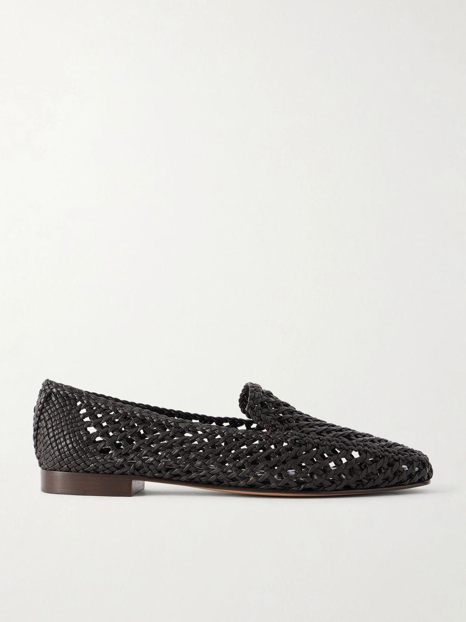 Woven leather loafers by LE MONDE BERYL