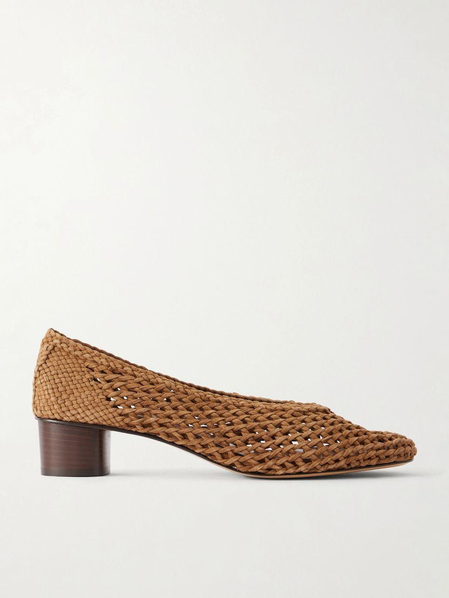 Woven suede pumps by LE MONDE BERYL