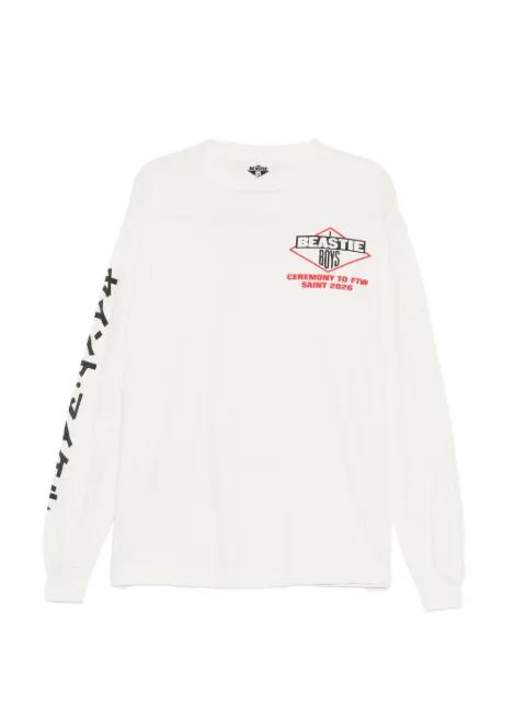 graphic-print long-sleeve T-shirt by LE MONT SAINT MICHEL