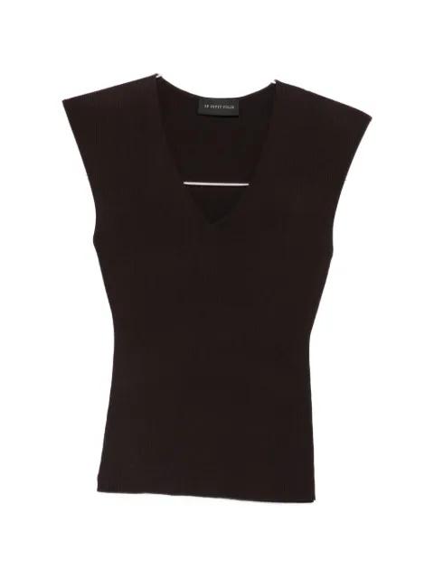 V-neck top by LE PETIT PULLE