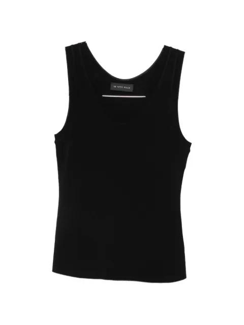 scoop-neck top by LE PETIT PULLE