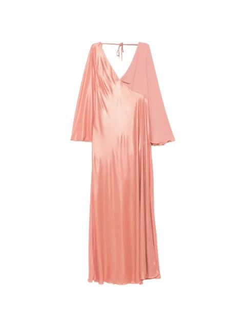 V-neck maxi dress by LE RJTANGE
