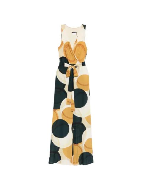 abstract-print jumpsuit by LE RJTANGE