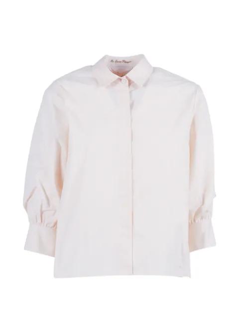 floral-print puff-sleeve shirt by LE SARTE PETTEGOLE