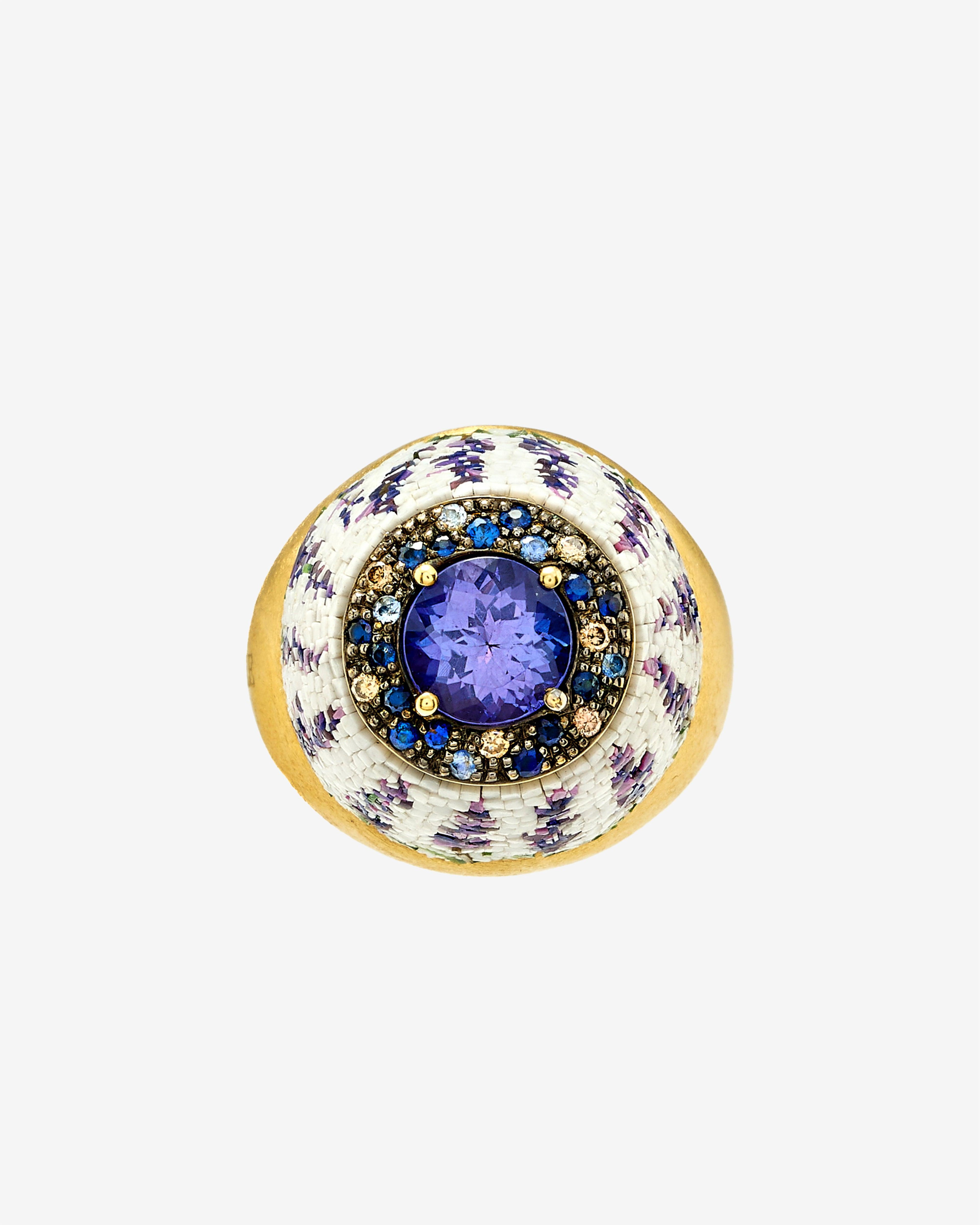 Le Sibille - Women's Lavender Ring - (Yellow Gold) by LE SIBILLE