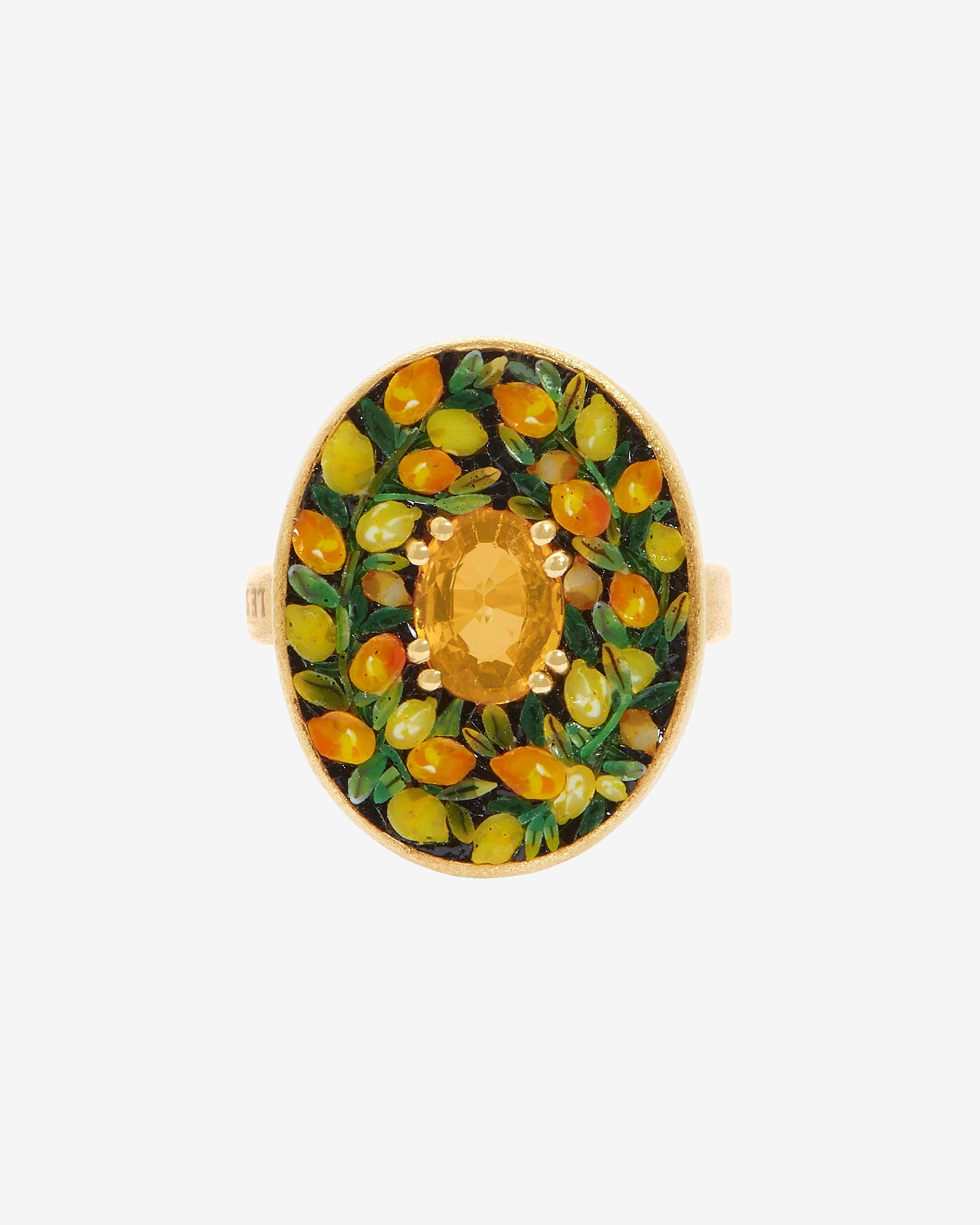Le Sibille - Women's Lemon Ring - (Yellow Gold) by LE SIBILLE