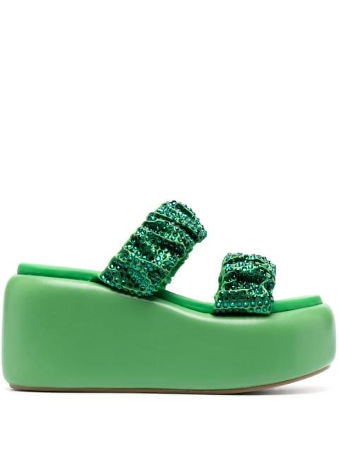 Aiko 85mm embellished slides by LE SILLA