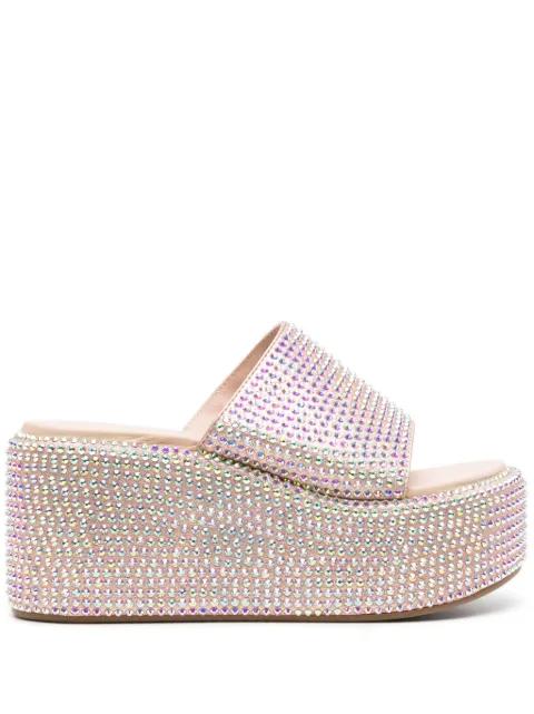 Aiko platform sandals by LE SILLA
