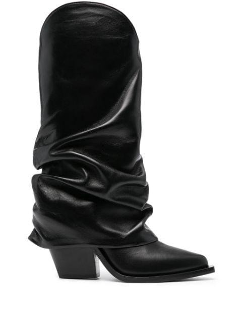 Andy 100mm cowboy boots by LE SILLA