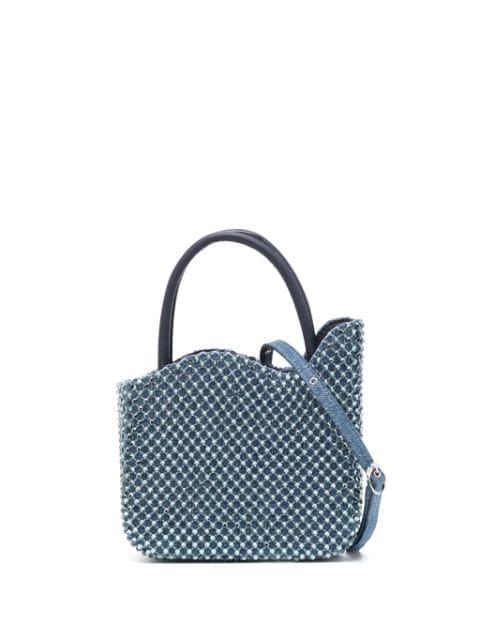 Gilda rhinestone-embellished mini bag by LE SILLA