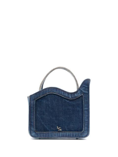 Ivy denim tote bag by LE SILLA
