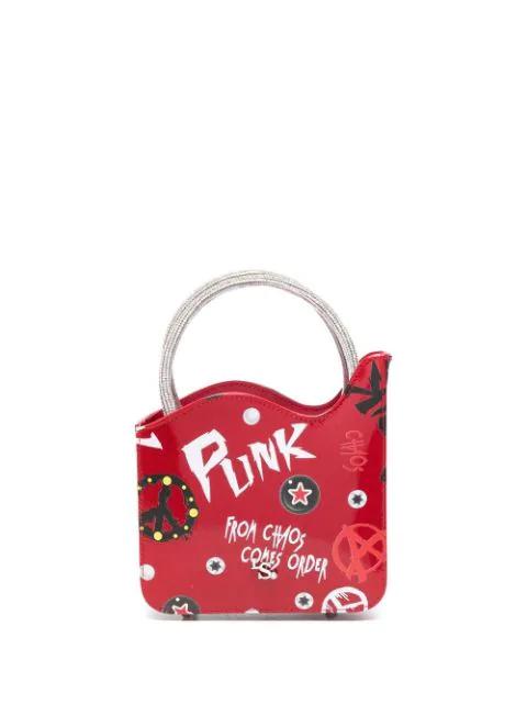 Ivy punk-print mini bag by LE SILLA