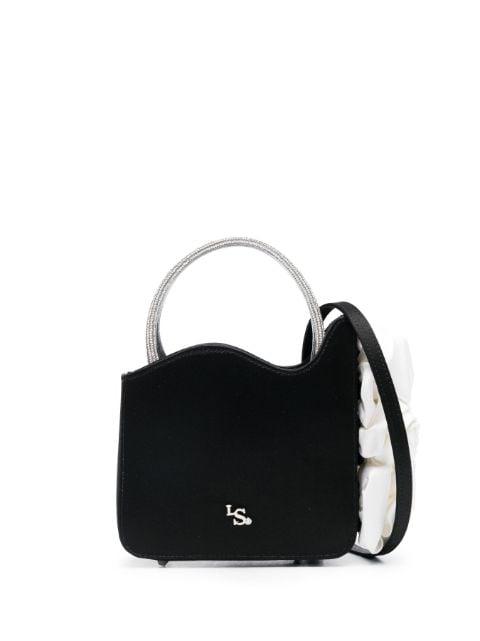 Rose rhinestone-embellished mini bag by LE SILLA