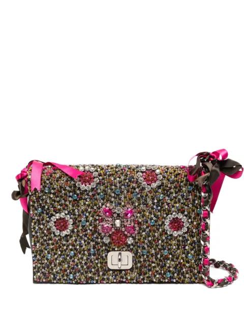 crystal-embellished shoulder bag by LE SILLA