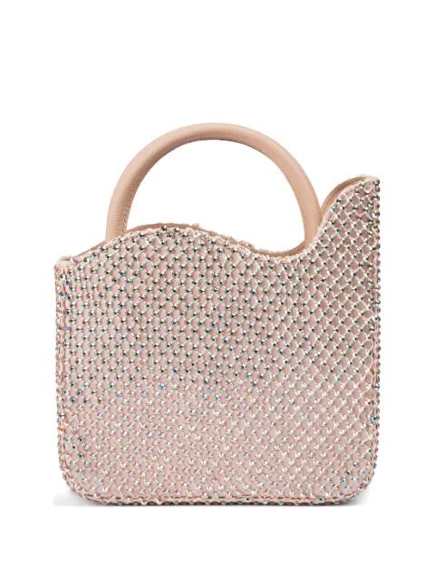 small Ivy crystal-embellished tote bag by LE SILLA