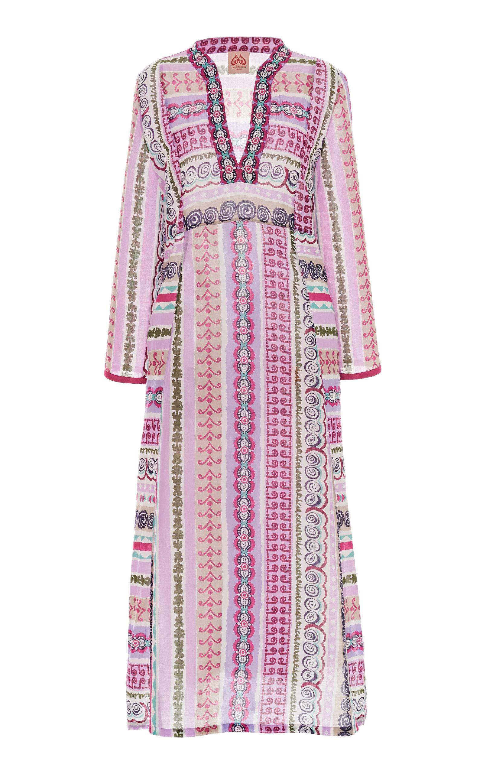 Le Sirenuse Positano - Girandola Giada Long Caftan - Print - - Moda Operandi by LE SIRENUSE