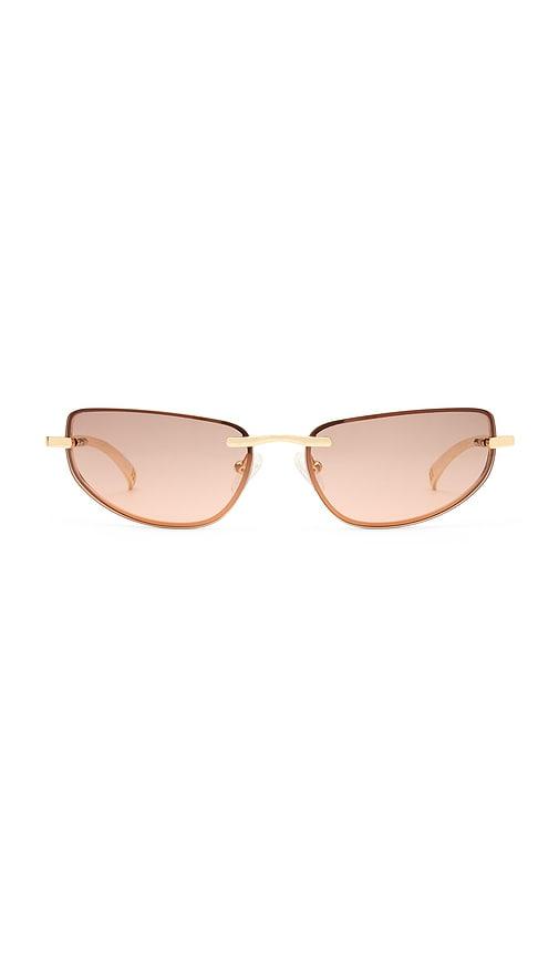 Le Specs Bubbles Sunglasses in Metallic Gold by LE SPECS