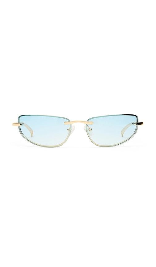 Le Specs Bubbles Sunglasses in Metallic Gold by LE SPECS