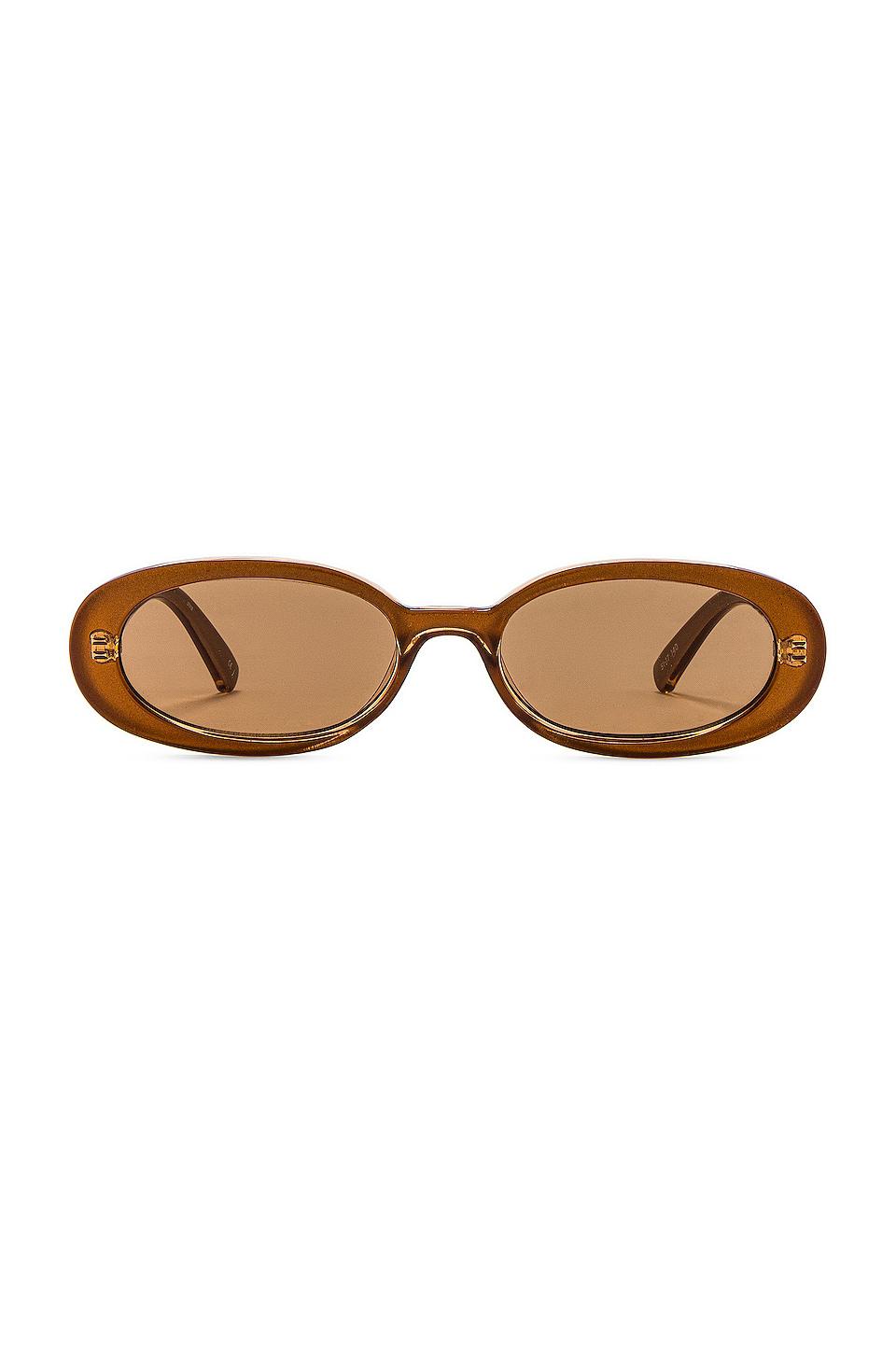 Le Specs Outta Love Sunglasses in Cognac by LE SPECS