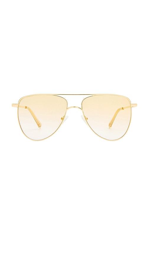 Le Specs The Duke Sunglasses in Metallic Gold by LE SPECS