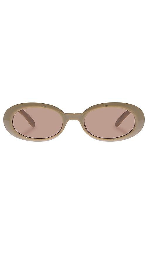 Le Specs Work It! in Tan by LE SPECS