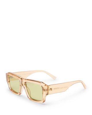Polygraph Rectangular Sunglasses by LE SPECS