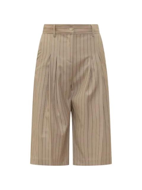pinstriped shorts by LE SULLY STUDIO