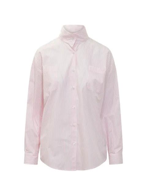 striped collared shirt by LE SULLY STUDIO